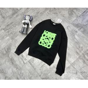 Áo hoodie LOEWE 2022 nam logo thêu tay cá tính cổ tròn unisex phù hợp với mọi lứa tuổi