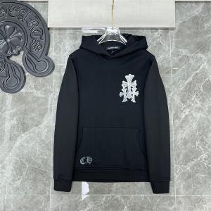 Áo hoodie Chrome Hearts  unisex Like Auth Thu Đông Họa tiết chữ thập Replica Like Auth 1:1 chính Hãng 