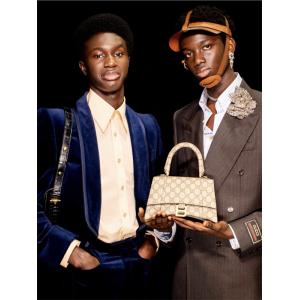 Túi đồng hồ cát Hourglass Nữ Gucci x Balenciaga siêu cấp like Auth phiên bản hợp tác mới 2022 