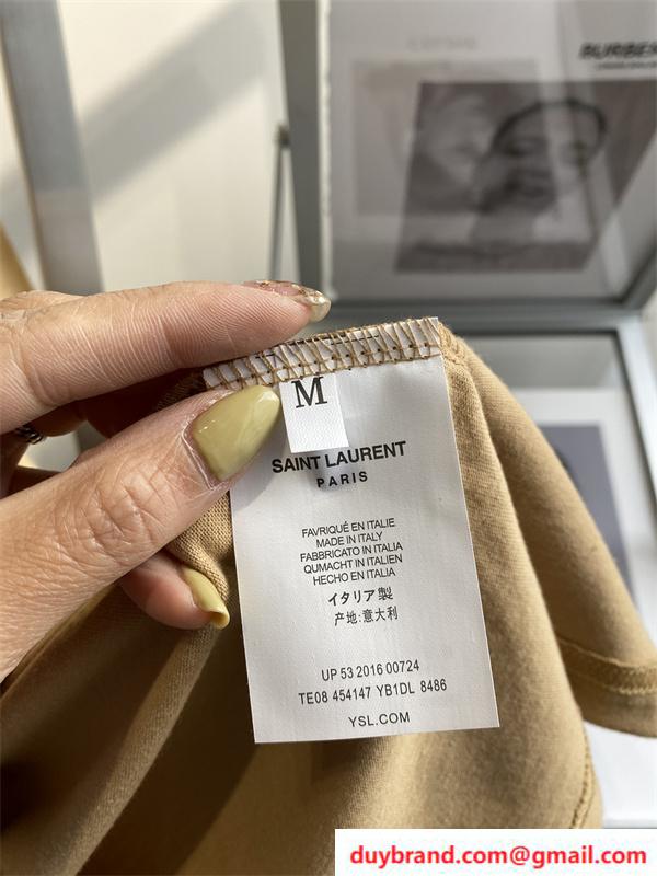 YSL Saint Laurent コピー サンローラン 半袖ｔシャツ