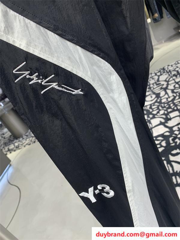 ワイ・スリー Y-3 ロゴ コピー 山本耀司 ウェットパンツ スラックス