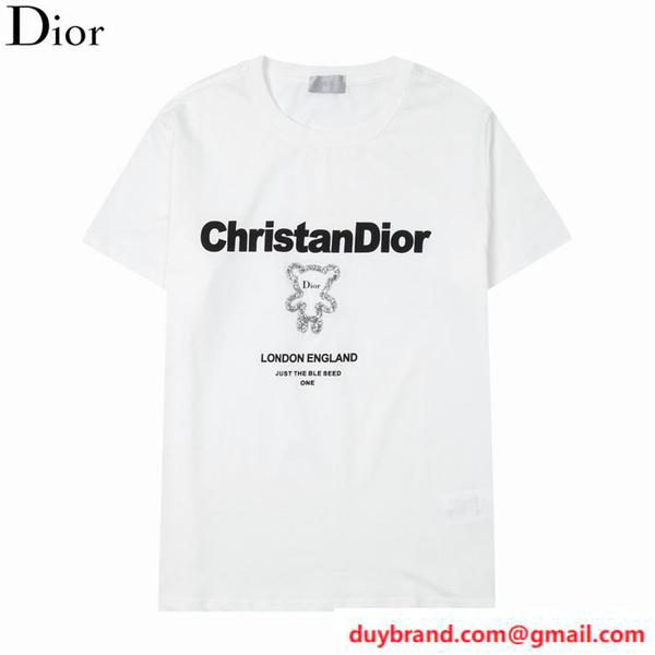 ディオール ｔシャツ ブランドロゴ DIOR メンズ半袖 品質保証 スーパーコピー