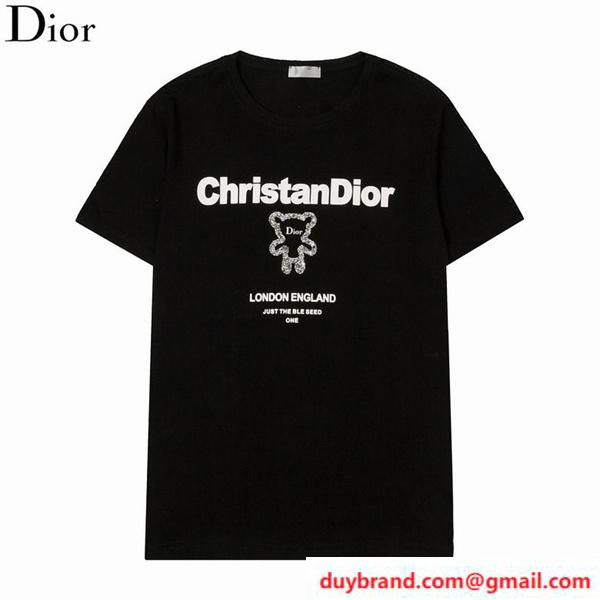 ディオール ｔシャツ ブランドロゴ DIOR メンズ半袖 品質保証 スーパーコピー