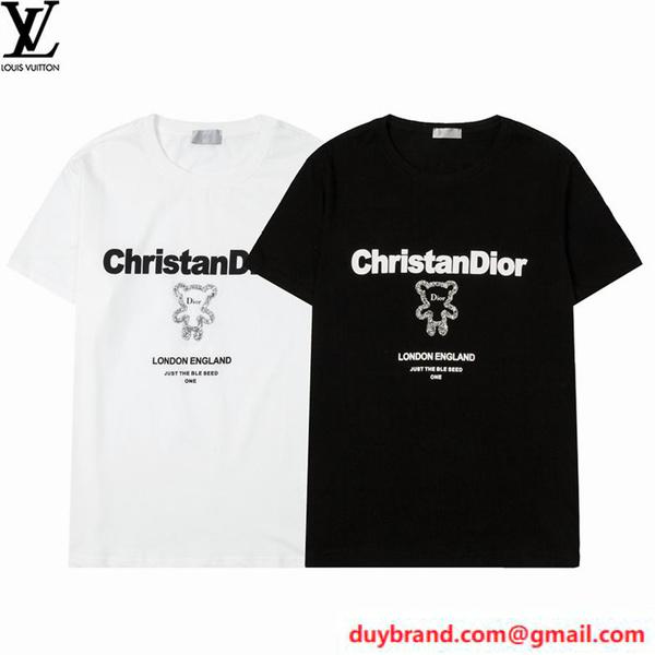 ディオール ｔシャツ ブランドロゴ DIOR メンズ半袖 品質保証 スーパーコピー