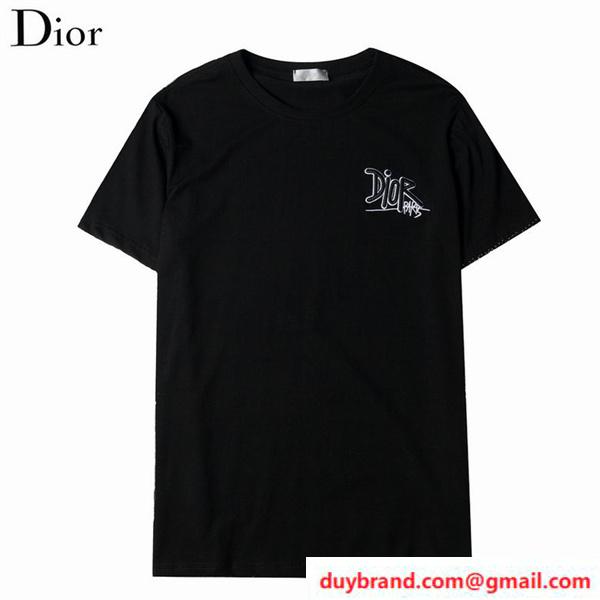 DIOR メンズ半袖ｔシャツ 人気ブランドロゴ ディオール 人気偽物 通販
