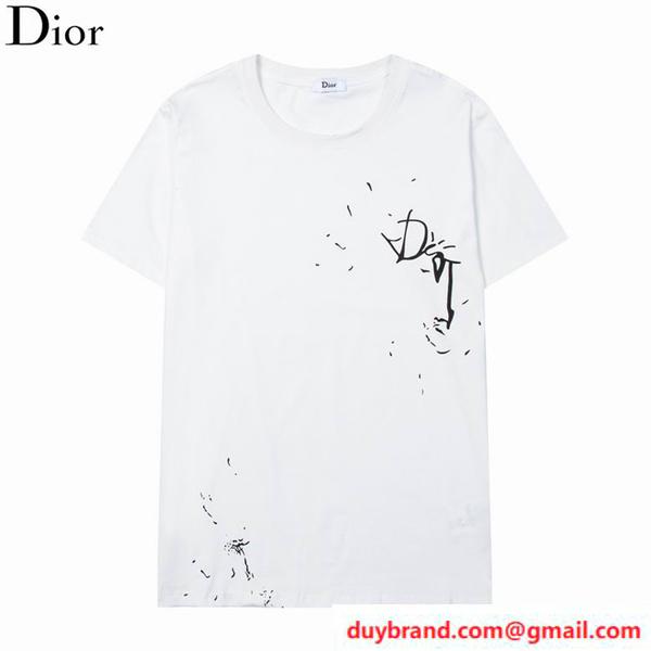 DIOR メンズ半袖ｔシャツ 人気ブランドロゴ ディオール 人気偽物 通販