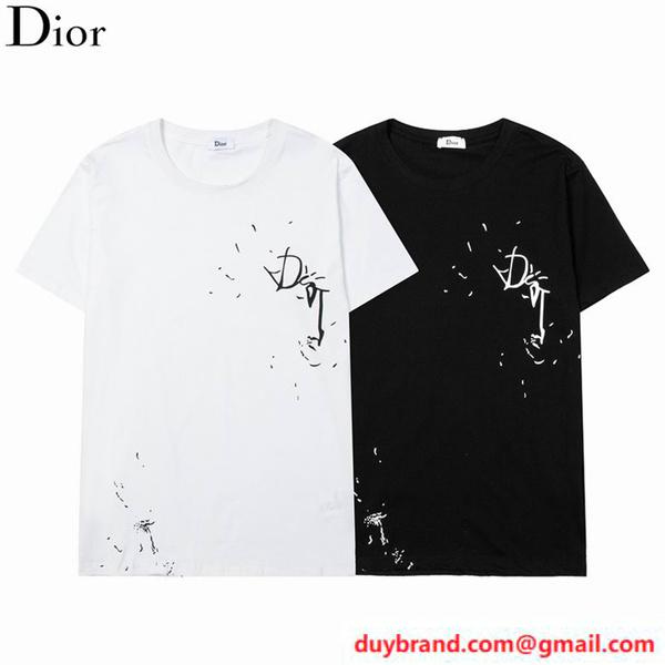 DIOR メンズ半袖ｔシャツ 人気ブランドロゴ ディオール 人気偽物 通販