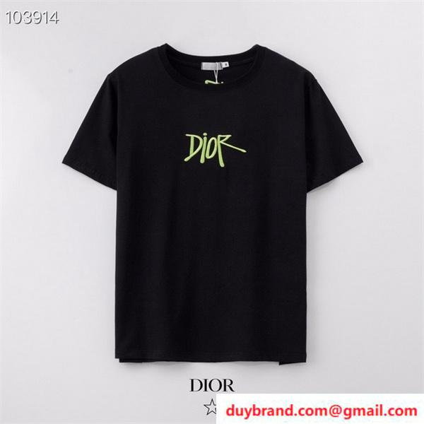 ディオール ｔシャツ ブランドロゴ DIOR メンズ半袖 品質保証 スーパーコピー