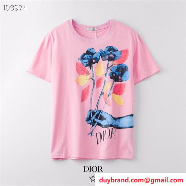 ディオール ｔシャツ ブランドロゴ DIOR メンズ半袖 品質保証 スーパーコピー