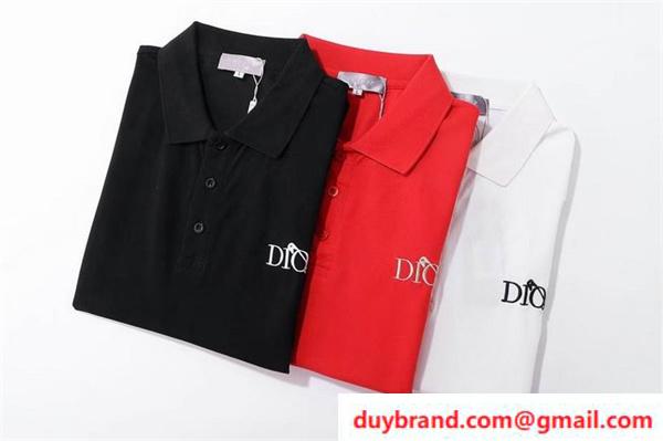 ディオール ポロシャツ ブランドロゴ DIOR メンズ半袖 品質保証 スーパーコピー