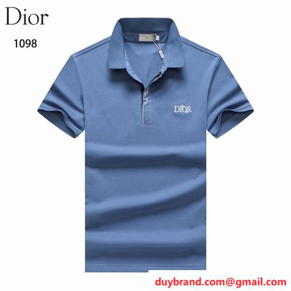 ディオール ポロシャツ ブランドロゴ DIOR メンズ半袖 品質保証 スーパーコピー