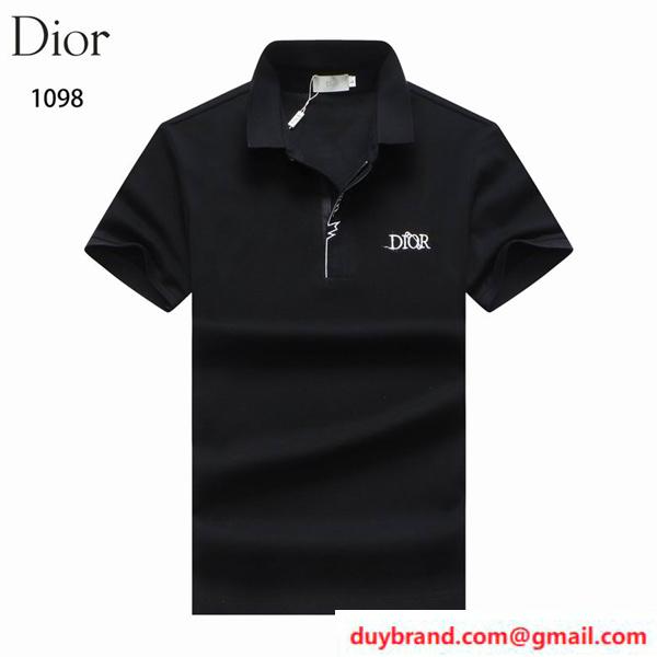 ディオール ポロシャツ ブランドロゴ DIOR メンズ半袖 品質保証 スーパーコピー