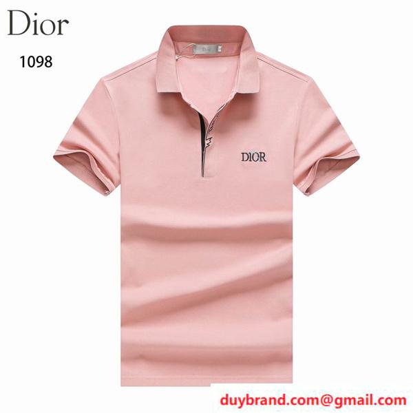 ディオール ポロシャツ ブランドロゴ DIOR メンズ半袖 品質保証 スーパーコピー