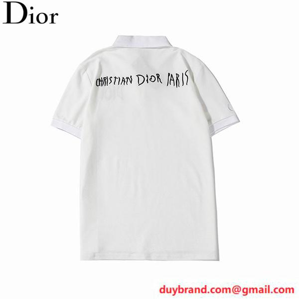 DIOR メンズ 半袖ポロシャツ 人気ブランドロゴ ディオール 人気偽物 通販