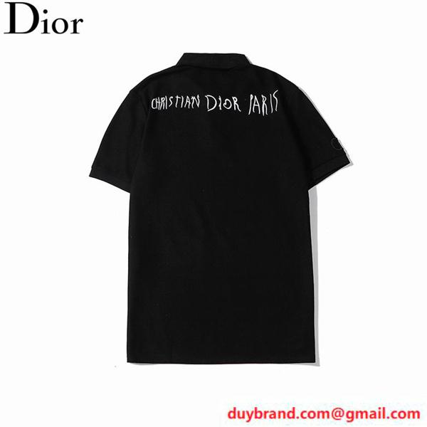 DIOR メンズ 半袖ポロシャツ 人気ブランドロゴ ディオール 人気偽物 通販