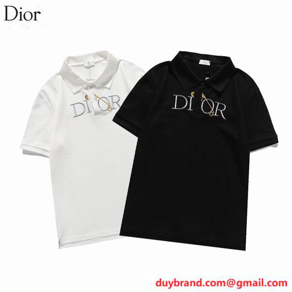DIOR メンズ 半袖ポロシャツ 人気ブランドロゴ ディオール 人気偽物 通販