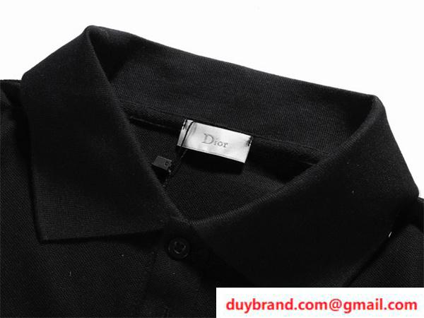 DIOR メンズ 半袖ポロシャツ 人気ブランドロゴ ディオール 人気偽物 通販