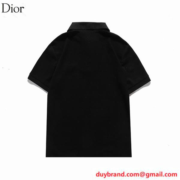 ディオール ポロシャツ ブランドロゴ DIOR メンズ半袖 品質保証 スーパーコピー