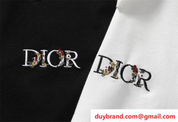 ディオール ポロシャツ ブランドロゴ DIOR メンズ半袖 品質保証 スーパーコピー