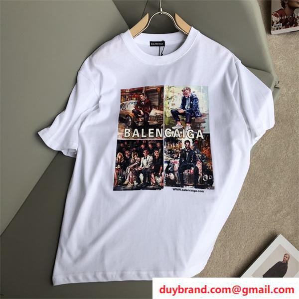 バレンシアガ 2021人気 メンズ半袖ｔシャツ 偽物