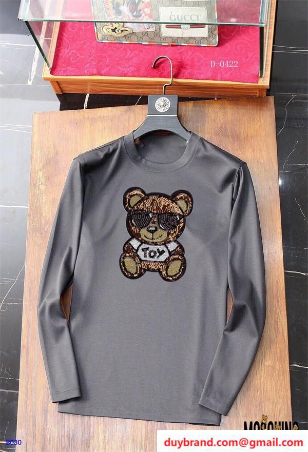 MOSCHINO偽物 長袖Tシャツ
