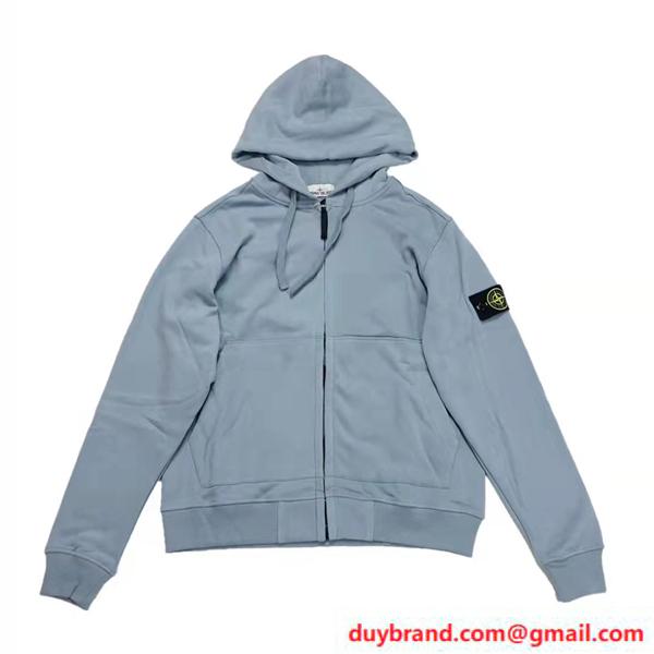 STONE ISLAND偽物 ジップパーカー