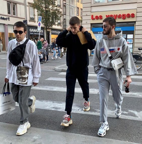 cach phoi do voi giay balenciaga nam