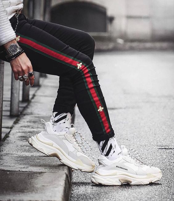cach phoi do voi giay balenciaga nam
