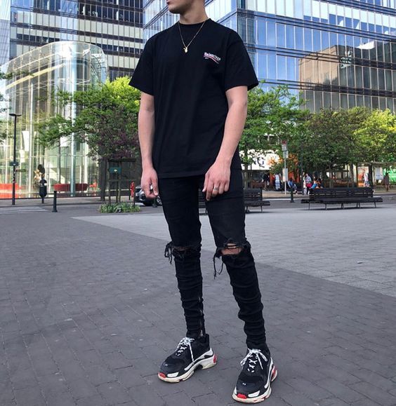 cach phoi do voi giay balenciaga nam