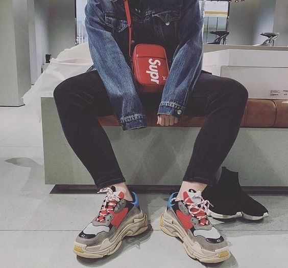 cach phoi do voi giay balenciaga nam